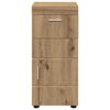 vidaXL Ensemble d'armoire de salle de bain TULUM Ch&ecirc;ne artisanal