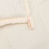 vidaXL Couverture lest&eacute;e Cr&egrave;me clair 235x290 cm 11 kg Tissu