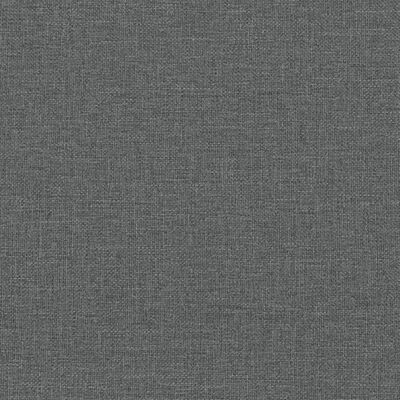 vidaXL Ensemble de canapés 3 pcs gris foncé tissu