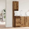 vidaXL Buffet de cuisine avec tiroir Bois ancien 32 x 50 x 180 cm