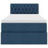 vidaXL Lit avec rangement et matelas avec matelas Bleu 90 x 190 cm