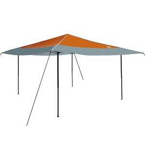 vidaXL Tente &agrave; abri 395 x 395 x 251 cm Orange tissu