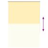 vidaXL Store enrouleur occultant jaune largeur du tissu 95,7 cm