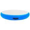 vidaXL Tapis gonflable de gymnastique avec pompe 100x100x15cm PVC Bleu