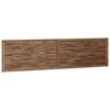 vidaXL T&ecirc;te de lit Montage mural Naturel 200 cm Bois de teck massif