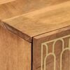 vidaXL Table de chevet 40x33x46 cm Bois de manguier solide
