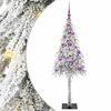 vidaXL Sapin de No&euml;l Blanc 150 cm PE et Acier