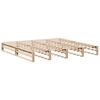 vidaXL Cadre de lit sans matelas 200x200 cm bois massif de pin
