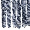 vidaXL Moustiquaire Bleu et blanc 56x200 cm Chenille