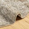 vidaXL Tapis ISTAN &agrave; poils longs aspect brillant beige &Oslash; 160 cm