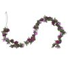 vidaXL Guirlandes de fleurs 6 pcs violet clair 250 cm