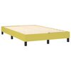 vidaXL Sommier &agrave; lattes de lit avec matelas LED Vert 120x200 cm Tissu