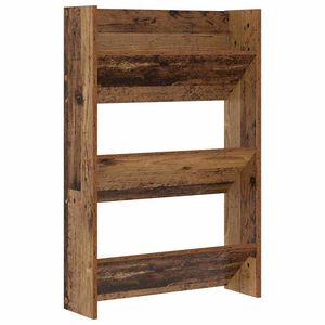 vidaXL Cabinet &agrave; chaussures 60 x 18 x 90 cm Bois d'ing&eacute;nierie