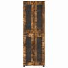 vidaXL Haut Armoire avec &eacute;tag&egrave;re FLORIN Ch&ecirc;ne fum&eacute; 60 x 35 x 182 cm