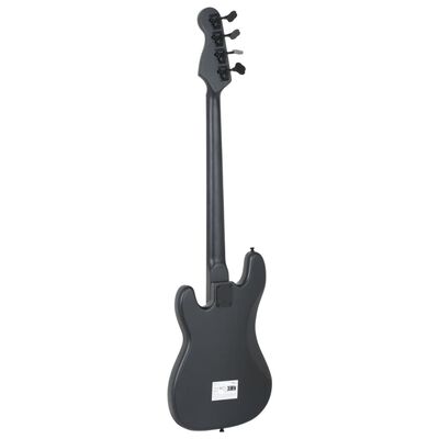 vidaXL Guitare basse électrique pour débutants avec sac noir 4/4 46"