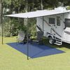 vidaXL Tapis de tente Bleu 250 x 250 cm Polyester