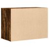 vidaXL Commode d'angle ch&ecirc;ne fum&eacute; 80x41x58 cm bois d'ing&eacute;nierie