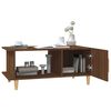 vidaXL Table basse ch&ecirc;ne marron 90x50x40 cm bois d'ing&eacute;nierie