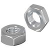 vidaXL &Eacute;crous Hexagonaux 2 pcs Argent&eacute; m8 Fer