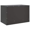 vidaXL Meuble TV noir 67x39x44 cm acier