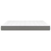 vidaXL Matelas de lit à ressorts ensachés Gris foncé 160x200x20 cm
