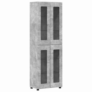 vidaXL Haut Armoire FLORIN 60 x 35 x 182 cm Gris b&eacute;ton