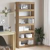 vidaXL Biblioth&egrave;que Ch&ecirc;ne artisanal 80 x 30 x 198 cm Bois d'ing&eacute;nierie
