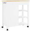 vidaXL Chariot de cuisine MONZA 84x40x88,5 cm bois massif de pin