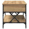 vidaXL Table basse Ch&ecirc;ne artisanal 70x50x50cm Bois d'ing&eacute;nierie