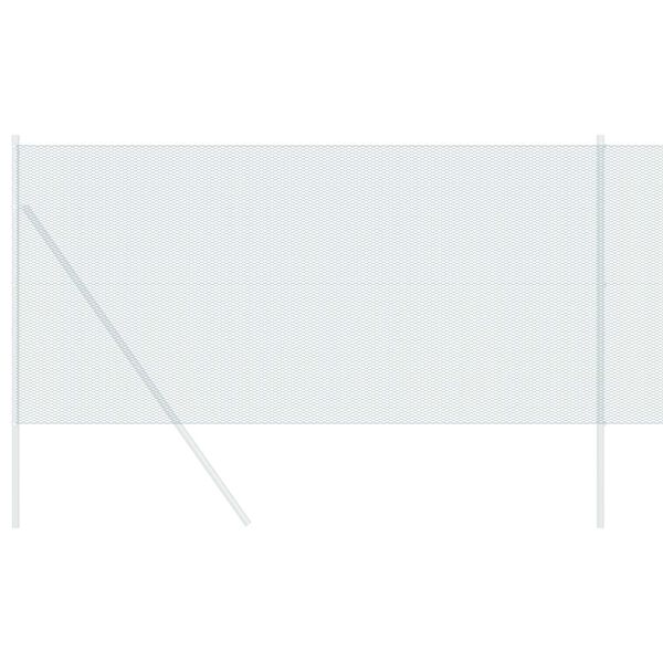 vidaXL Cl&ocirc;ture hexagonale Vert 1 x 10 m PVC