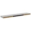 vidaXL &Eacute;tag&egrave;res murales flottantes 4 pcs gris b&eacute;ton 120x23,5x3,8cm MDF