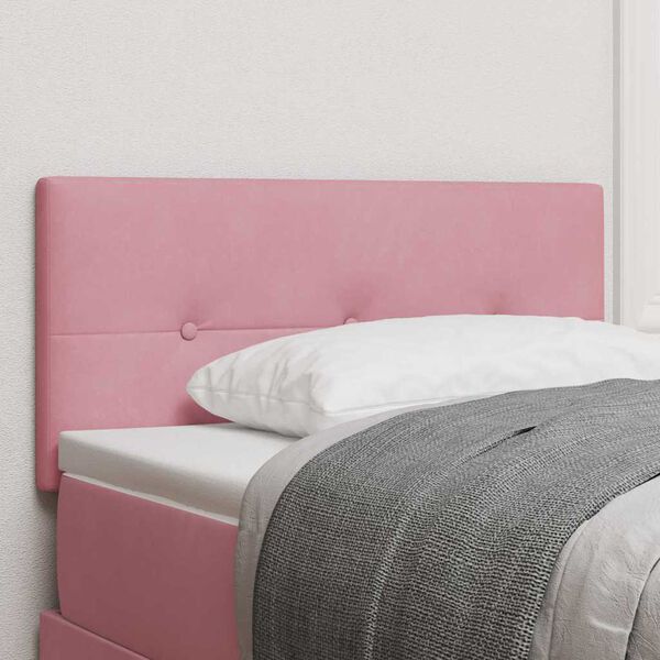 vidaXL T&ecirc;te de lit avec t&ecirc;te de lit Rose 100 cm Cuir synth&eacute;tique