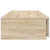 vidaXL Tiroirs de lit avec tiroir Ch&ecirc;ne Sonoma 120 x 36,5 x 16,5 cm