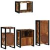 vidaXL Ensemble de mobilier de salle de bain 4 pcs Bois Recycl&eacute; Solide