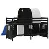 vidaXL Lit mezzanine enfants avec tunnel sans matelas 90x190 cm