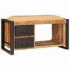vidaXL Banc de rangement Marron 80 x 35 x 40 cm