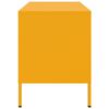 vidaXL Meuble TV jaune moutarde 68x39x50,5 cm acier