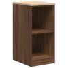 vidaXL Armoires de garage 2 pcs ch&ecirc;ne marron bois d'ing&eacute;nierie