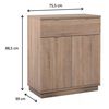 Finori Commode Chester 01A Ch&ecirc;ne sonoma