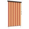 vidaXL Store enrouleur Multicolore 80 x 250 cm Tissu et Aluminium
