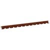 vidaXL Bordure de Pelouse 10 pc 102 x 4 x 4 cm Acier Rouill&eacute;