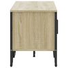 vidaXL Meuble TV ch&ecirc;ne sonoma 122x34x41 cm bois d'ing&eacute;nierie