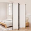 vidaXL Cloison de s&eacute;paration 4 panneaux Blanc 200x220 cm Tissu