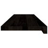 vidaXL Marches d'escalier 16 pcs marron fonc&eacute; 90x30x2 cm ch&ecirc;ne massif