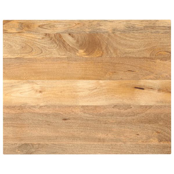 vidaXL Dessus de table 90x80x2,5 cm rectangulaire bois massif manguier