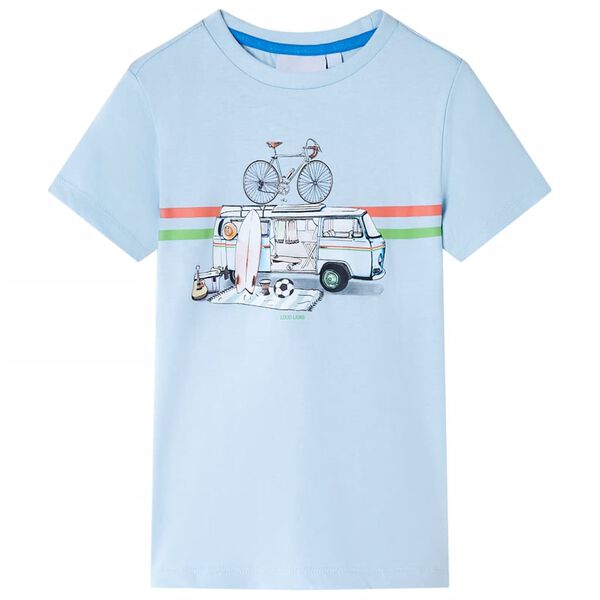 T-shirt pour enfants bleu clair 116