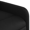 vidaXL Fauteuil inclinable de massage &eacute;lectrique noir similicuir