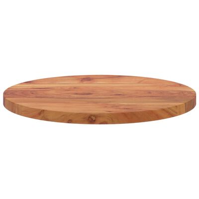 vidaXL Dessus de table Ø60x2,5 cm rond bois massif d'acacia