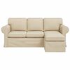 vidaXL Canap&eacute; 160cm Cr&egrave;me M&eacute;tал