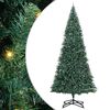 vidaXL Arbre de No&euml;l artificiel pr&eacute;-&eacute;clair&eacute; avec ensemble de boules